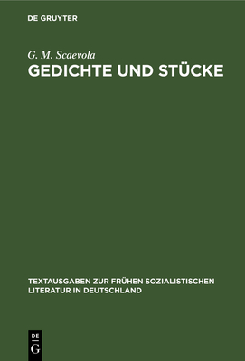 Gedichte Und Stücke [German] 3112544978 Book Cover