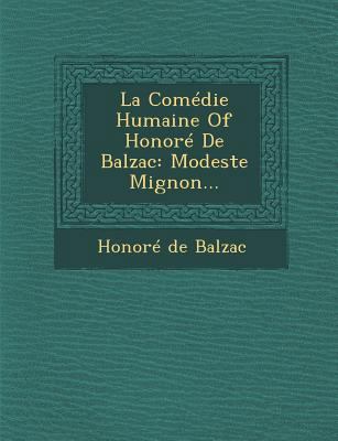 La Comedie Humaine of Honore de Balzac: Modeste... 124996718X Book Cover