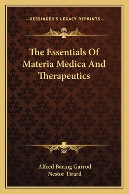 The Essentials Of Materia Medica And Therapeutics 1163639451 Book Cover