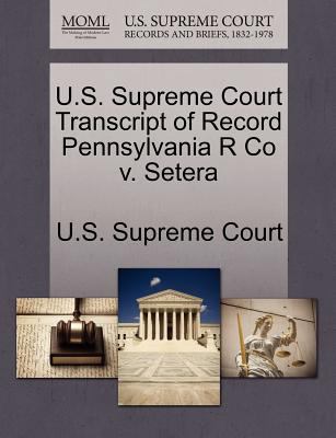 U.S. Supreme Court Transcript of Record Pennsyl... 127005368X Book Cover