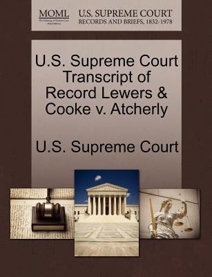 U.S. Supreme Court Transcript of Record Lewers ... 124495120X Book Cover