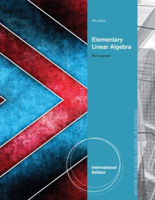 Elementary Linear Algebra. 1133111343 Book Cover