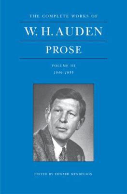 The Complete Works of W. H. Auden: Prose, Volum... 0691133263 Book Cover