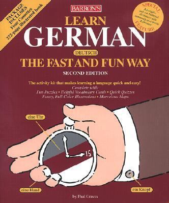 Learn German the Fast and Fun Way with Cassettes 0764170244 Book Cover