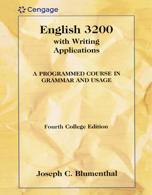 English 3200 with Writing Applications: A Progr... 015500865X Book Cover