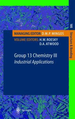 Group 13 Chemistry III: Industrial Applications 3540441050 Book Cover