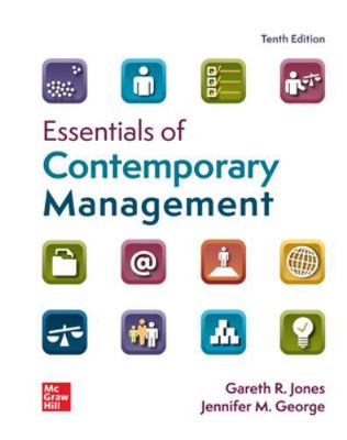 Essentials of Contemporary Management ISE 1266272119 Book Cover