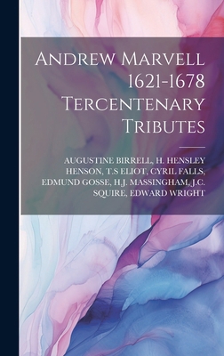 Andrew Marvell 1621-1678 Tercentenary Tributes 1020003510 Book Cover