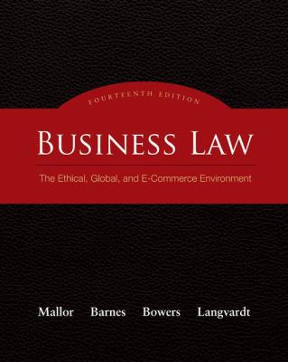 Business Law: The Ethical, Global, and E-Commer... 0073377643 Book Cover