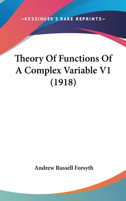 Theory Of Functions Of A Complex Variable V1 (1... 1436600472 Book Cover