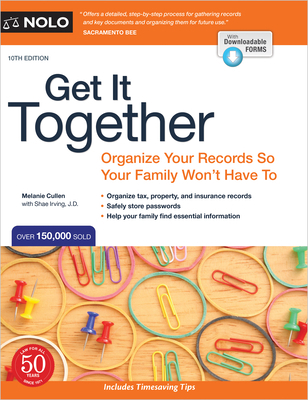 Get It Together: Organize Your Records So Your ... 1413329950 Book Cover