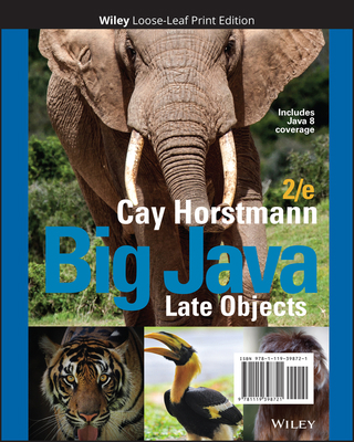 Big Java: Late Objects 111939872X Book Cover