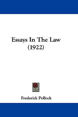 Essays In The Law (1922) 1104070936 Book Cover