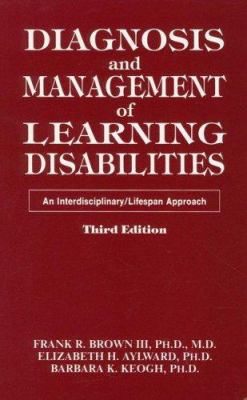 Diagnosis and management of learning disabiliti... B000H5ZZ9O Book Cover