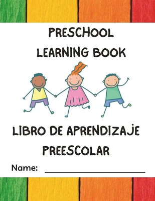 Spanish English preschool learning book B0CHKY6V19 Book Cover