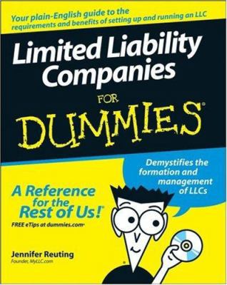 Limited Liability Companies For Dummies 0470173289 Book Cover