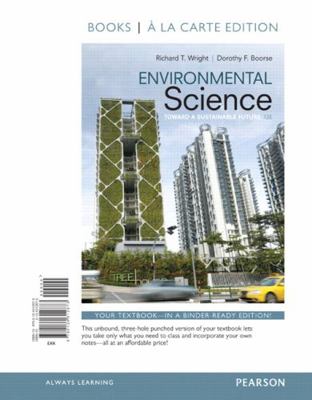 Environmental Science: Toward a Sustainable Future 0134312872 Book Cover