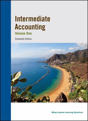 Hardcover Intermediate Accounting Volume One Sixteenth Edition (Custom) Book