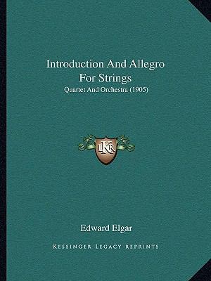 Introduction And Allegro For Strings: Quartet A... [French] 1168318831 Book Cover