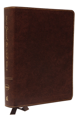 NKJV, Journal the Word Bible, Bonded Leather, B... 0785218491 Book Cover