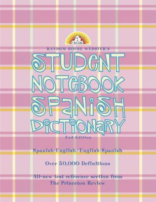 Random House Webster's Student Notebook Spanish... [Large Print] 0375722300 Book Cover