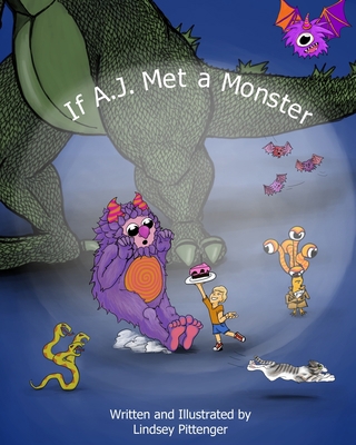 If A.J. Met a Monster [Large Print] 1735999210 Book Cover