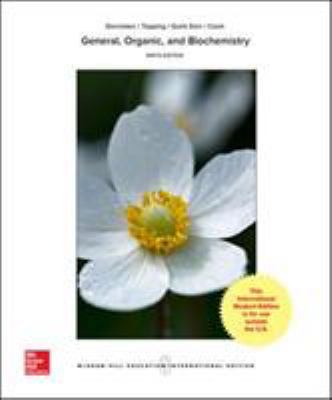 General, Organic, and Biochemistry Book Cover