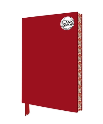 Ruby Red Blank Artisan Notebook (Flame Tree Jou... 1835625584 Book Cover