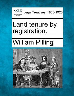 Land Tenure by Registration. 1240071027 Book Cover