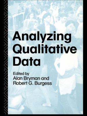 Analyzing Qualitative Data 113813872X Book Cover