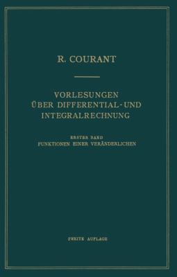 Vorlesungen Über Differential- Und Integralrech... [German] 3642987397 Book Cover