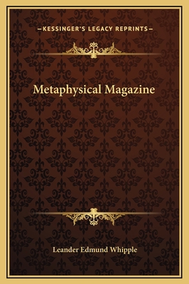 Metaphysical Magazine 1169368050 Book Cover