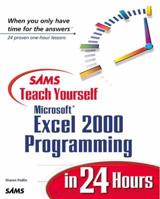 Sams Teach Yourself Excel 2000 Programming in 2... 0672316501 Book Cover