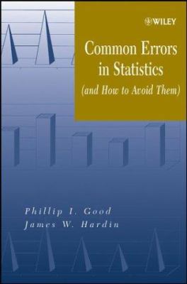 Common Errors in Statistics: (and How to Avoid ... 0471460680 Book Cover