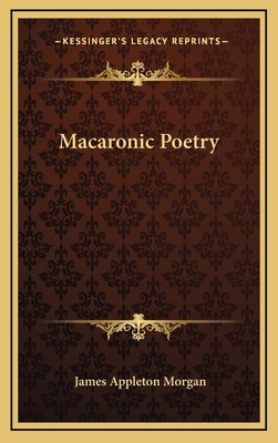 Macaronic Poetry 1163490725 Book Cover