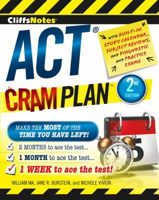 CliffsNotes Act Cram Plan, 2nd Edition (Cliffsn... 0544227263 Book Cover