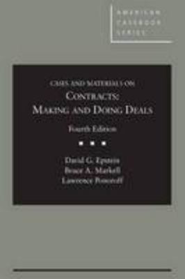 Cases and Materials on Contracts: Making and Do... 0314287043 Book Cover