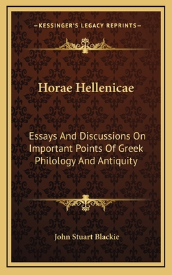 Horae Hellenicae: Essays and Discussions on Imp... 1163352314 Book Cover