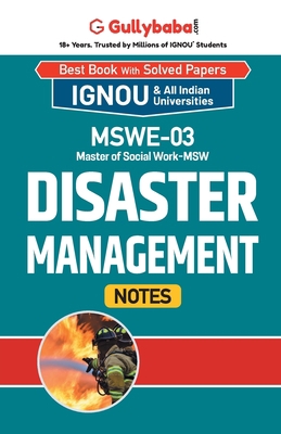 MSWE-03 Disaster Management 9390479746 Book Cover