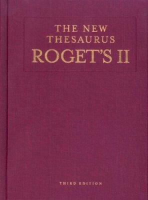 Roget's II: The New Thesaurus 0618257519 Book Cover