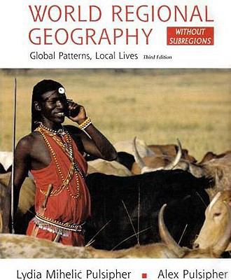 World Regional Geography (Without Subregions): ... 0716768259 Book Cover