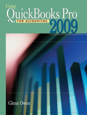 Using Quickbooks Pro 2009 for Accounting (with ... 0324664044 Book Cover