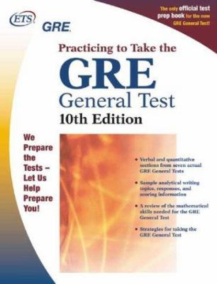 GRE: Practicing to Take the General Test B004UMMGNI Book Cover