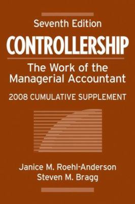 Controllership: The Work of the Managerial Acco... 0470135719 Book Cover
