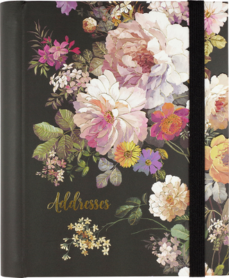 Midnight Floral Large Address Book 1441334831 Book Cover