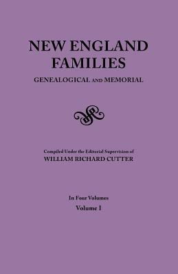 New England Families. Genealogical and Memorial... 0806355689 Book Cover