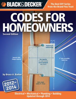 Black & Decker Codes for Homeowners 2012-2014: ... 1589237218 Book Cover
