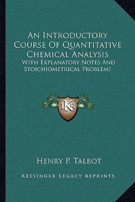 An Introductory Course Of Quantitative Chemical... 1163263265 Book Cover