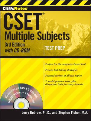 Cliffsnotes Cset: Multiple Subjects , 3rd Editi... 1118176537 Book Cover