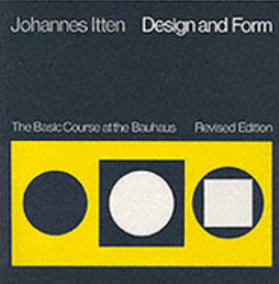 JOHANNES ITTEN : DESIGN AND FORM 0500270678 Book Cover